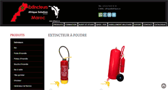 Desktop Screenshot of extincteurmaroc.com